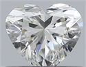 Natural Diamond 0.40 Carats, Heart with  Cut, G Color, VS2 Clarity and Certified by GIA