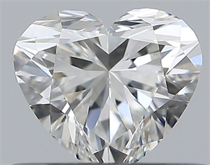 Picture of Natural Diamond 0.40 Carats, Heart with  Cut, G Color, VS2 Clarity and Certified by GIA