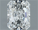 Natural Diamond 0.60 Carats, Radiant with  Cut, F Color, VS1 Clarity and Certified by GIA