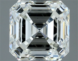 Picture of Natural Diamond 1.00 Carats, Asscher with  Cut, H Color, VS1 Clarity and Certified by IGI