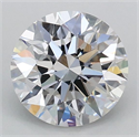 Lab Grown Diamond 1.02 Carats, Round with Excellent Cut, D Color, VVS2 Clarity and Certified by IGI