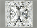 Diamante Natural 0.62 quilates, Princesa , Color H, claridad VS1 y certificado GIA