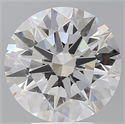 Lab Grown Diamond 5.08 Carats, Round with Ideal Cut, E Color, VVS2 Clarity and Certified by IGI