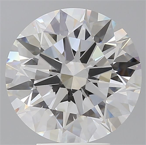 Picture of Lab Grown Diamond 5.08 Carats, Round with Ideal Cut, E Color, VVS2 Clarity and Certified by IGI