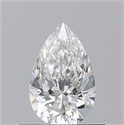 Diamante Natural 0.52 quilates, De pera , Color F, claridad VS2 y certificado GIA