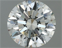 Natural Diamond 0.80 Carats, Round with Excellent Cut, J Color, VVS1 Clarity and Certified by IGI