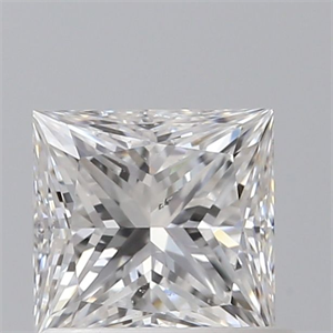 Picture of Natural Diamond 0.80 Carats, Princess with  Cut, D Color, SI1 Clarity and Certified by GIA