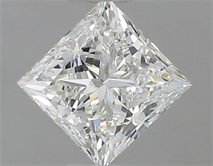 Picture of Natural Diamond 0.80 Carats, Princess with  Cut, H Color, VS1 Clarity and Certified by IGI