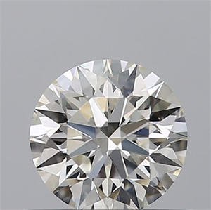 Picture of Natural Diamond 0.45 Carats, Round with Excellent Cut, G Color, IF Clarity and Certified by IGI
