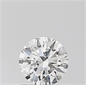 Natural Diamond 0.40 Carats, Round with Excellent Cut, E Color, SI2 Clarity and Certified by GIA