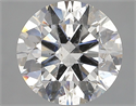 Natural Diamond 3.06 Carats, Round with Excellent Cut, F Color, SI2 Clarity and Certified by IGI