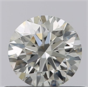 Natural Diamond 0.43 Carats, Round with Excellent Cut, G Color, IF Clarity and Certified by GIA