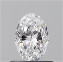 Diamante Natural 0.51 quilates, Ovalado , Color D, claridad SI1 y certificado GIA