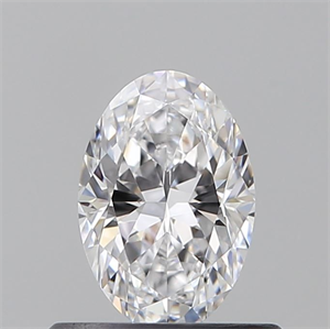 Foto Diamante Natural 0.51 quilates, Ovalado , Color D, claridad SI1 y certificado GIA de