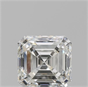 Diamante Natural 1.07 quilates, Asscher , Color I, claridad VS2 y certificado GIA