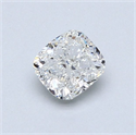 Natural Diamond 0.70 Carats, Cushion with  Cut, I Color, VS2 Clarity and Certified by GIA