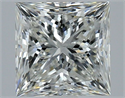 Natural Diamond 1.80 Carats, Princess with  Cut, I Color, VS2 Clarity and Certified by GIA
