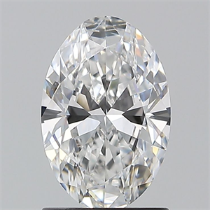 Picture of Natural Diamond 1.20 Carats, Oval with  Cut, E Color, VVS2 Clarity and Certified by GIA