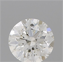 Natural Diamond 0.40 Carats, Round with Excellent Cut, H Color, I1 Clarity and Certified by GIA