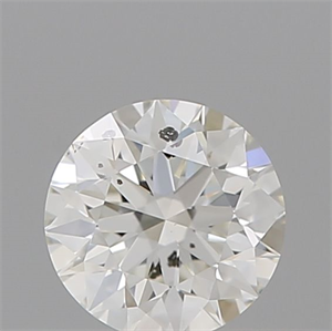Picture of Natural Diamond 0.40 Carats, Round with Excellent Cut, H Color, I1 Clarity and Certified by GIA