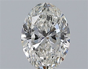 Foto Diamante Natural 0.67 quilates, Ovalado , Color H, claridad VS1 y certificado GIA de