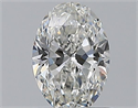 Natural Diamond 0.70 Carats, Oval with  Cut, G Color, IF Clarity and Certified by GIA
