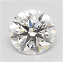 Natural Diamond 0.42 Carats, Round with Excellent Cut, F Color, VVS1 Clarity and Certified by GIA