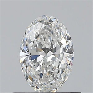 Picture of Natural Diamond 0.51 Carats, Oval with  Cut, F Color, VVS2 Clarity and Certified by GIA