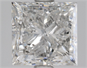 Diamante Natural 2.00 quilates, Princesa , Color F, claridad SI2 y certificado HRD