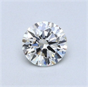 Diamante Natural 0.46 quilates, Redondo , Color I, claridad SI1 y certificado GIA