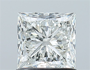 Picture of Natural Diamond 1.01 Carats, Princess with  Cut, I Color, VVS2 Clarity and Certified by GIA