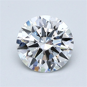 Foto Diamante Natural 1.24 quilates, Redondo , Color E, claridad VVS1 y certificado GIA de