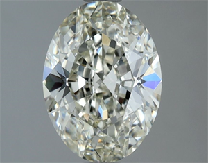 Picture of Natural Diamond 1.50 Carats, Oval with  Cut, J Color, VS1 Clarity and Certified by IGI