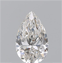 Diamante Natural 0.57 quilates, De pera , Color I, claridad VVS1 y certificado GIA