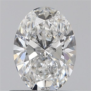 Picture of Natural Diamond 0.60 Carats, Oval with  Cut, F Color, VS1 Clarity and Certified by GIA