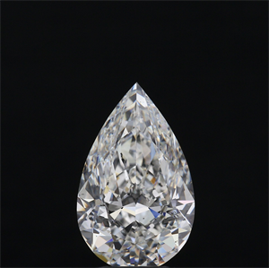 Picture of Natural Diamond 3.24 Carats, Pear with  Cut, F Color, SI1 Clarity and Certified by GIA