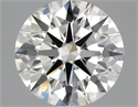Lab Grown Diamond 2.53 Carats, Round with Ideal Cut, F Color, IF Clarity and Certified by IGI