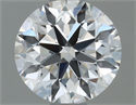 Natural Diamond 0.50 Carats, Round with Excellent Cut, H Color, VS1 Clarity and Certified by IGI