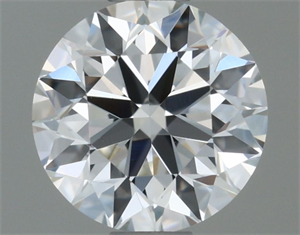 Picture of Natural Diamond 0.50 Carats, Round with Excellent Cut, H Color, VS1 Clarity and Certified by IGI