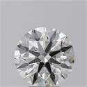 Natural Diamond 3.52 Carats, Round with Excellent Cut, I Color, SI1 Clarity and Certified by GIA