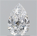 Diamante Natural 0.90 quilates, De pera , Color D, claridad SI2 y certificado GIA