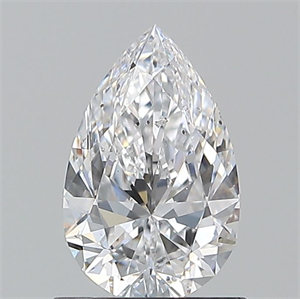 Foto Diamante Natural 0.90 quilates, De pera , Color D, claridad SI2 y certificado GIA de