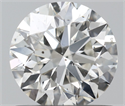 Natural Diamond 0.80 Carats, Round with Excellent Cut, H Color, SI1 Clarity and Certified by IGI
