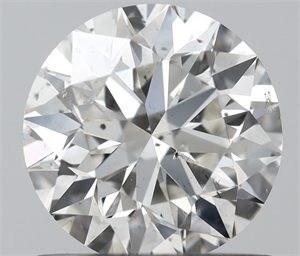 Picture of Natural Diamond 0.80 Carats, Round with Excellent Cut, H Color, SI1 Clarity and Certified by IGI