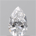 Diamante Natural 0.50 quilates, De pera , Color D, claridad VS1 y certificado GIA