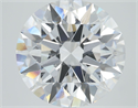Lab Grown Diamond 5.57 Carats, Round with Ideal Cut, F Color, VS1 Clarity and Certified by IGI