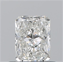 Natural Diamond 0.52 Carats, Radiant with  Cut, G Color, VS2 Clarity and Certified by GIA