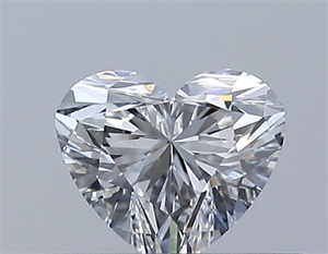 Picture of Natural Diamond 0.30 Carats, Heart with  Cut, E Color, SI1 Clarity and Certified by GIA