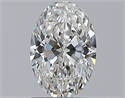 Diamante Natural 0.96 quilates, Ovalado , Color G, claridad VS2 y certificado GIA