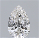 Natural Diamond 0.24 Carats, Pear with  Cut, G Color, VVS1 Clarity and Certified by GIA